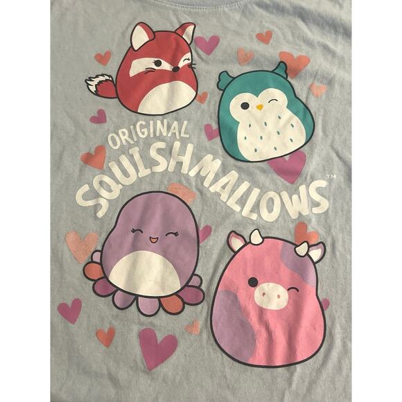 Original Squishmallows graphic T-shirt light blue, size 8, Gap Kids - Picture 2 of 3